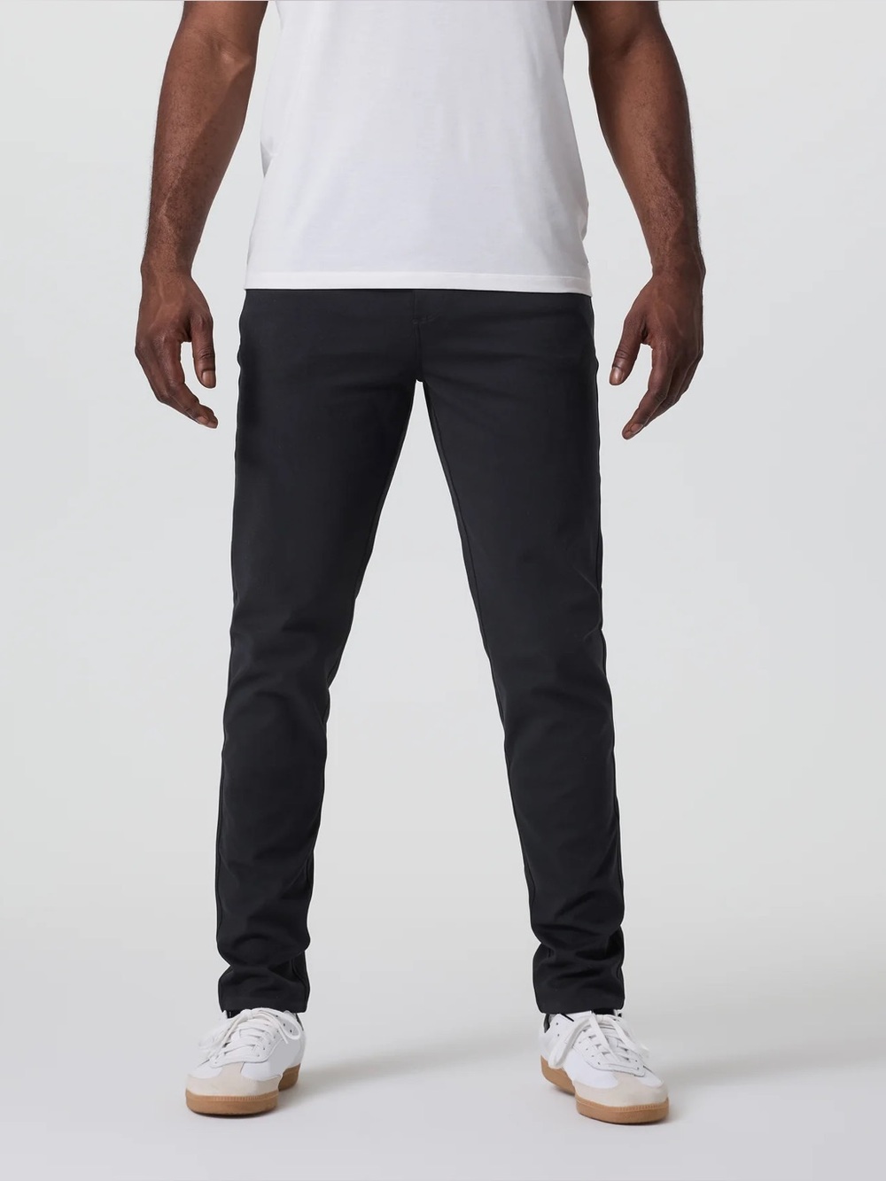 Vuori Meta Twill Pant Athletic Slim 32", Black, Size 28